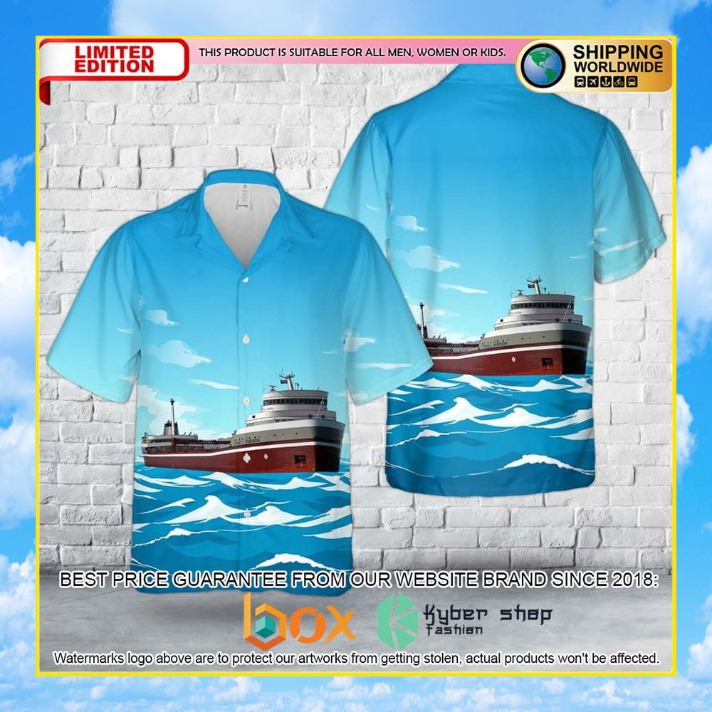 NEW SS Edward L Ryerson 3D Hawaii Shirt 7