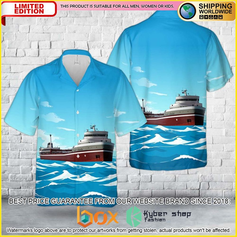NEW SS Edward L Ryerson 3D Hawaii Shirt 1