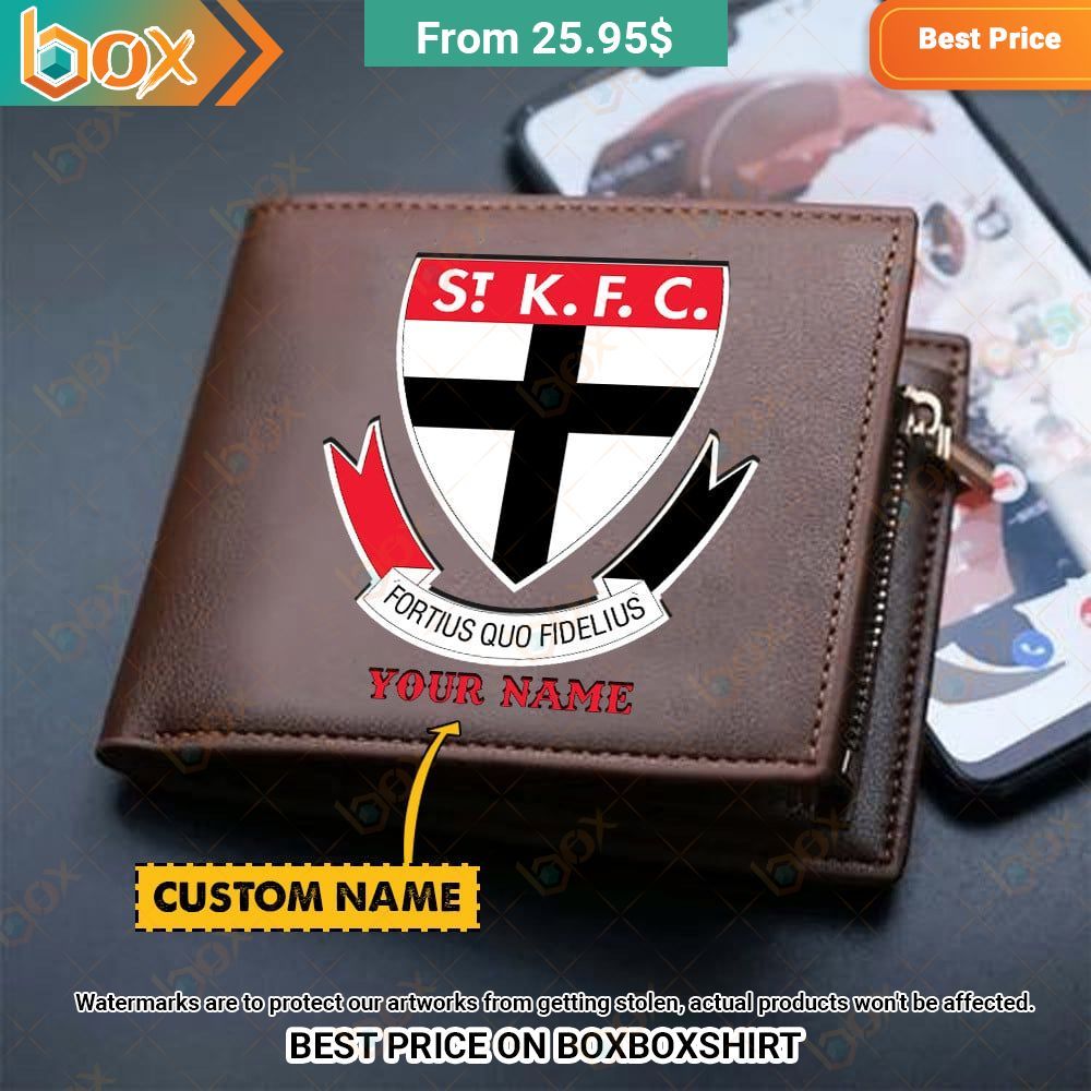 st kilda football club custom leather wallet 1 157