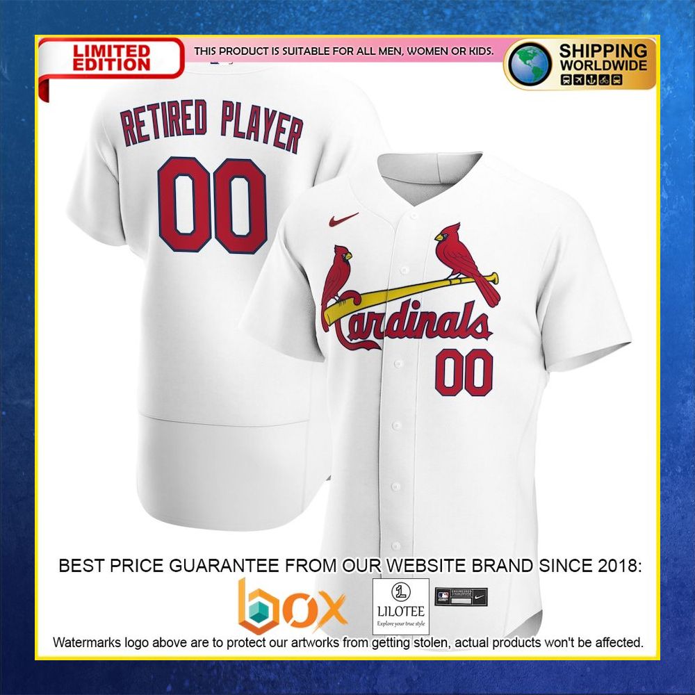 HOT St Louis Cardinals White Baseball Jersey Shirt 4