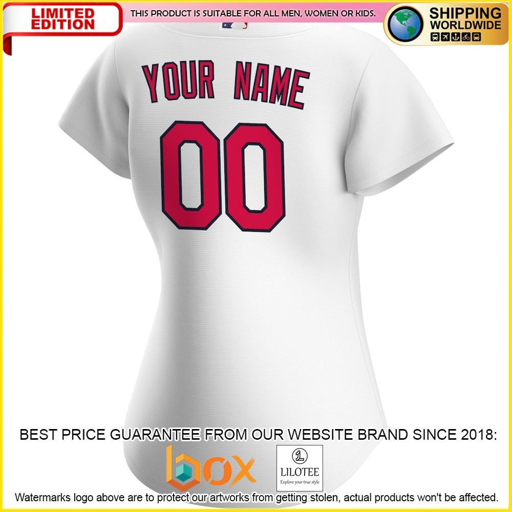 HOT St Louis Cardinals Women's Custom Name Number White Baseball Jersey Shirt 3