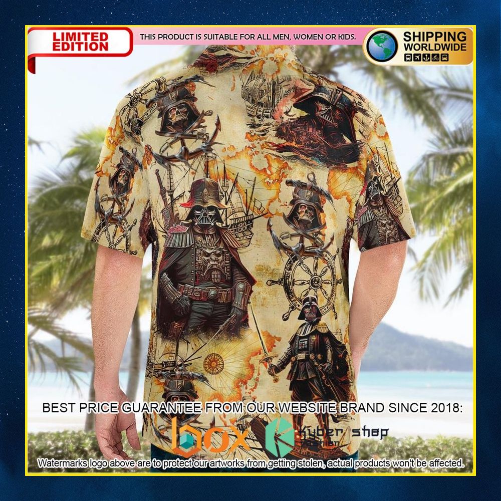 NEW Star Wars Darth Vader Pirates 3D Hawaii Shirt, Short 7