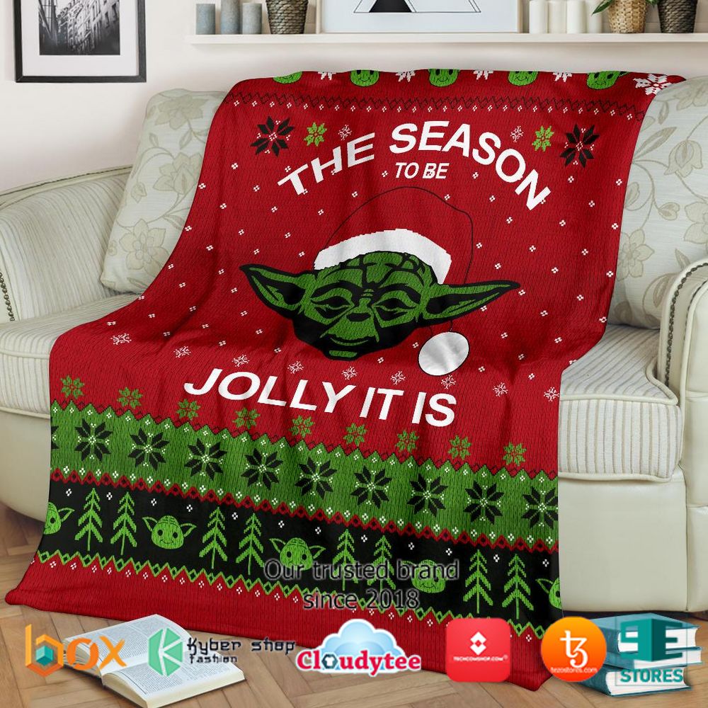 Star Wars The Season To Be Jolly It Is Ugly Christmas Blanket 3