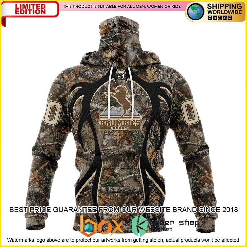 NEW Super Rugby Act Brumbies Hunting Camo Personalized 3D Hoodie, Shirt 21