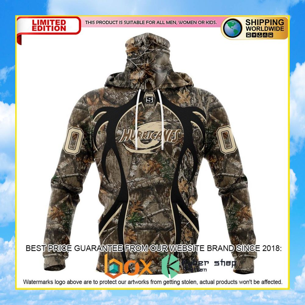 NEW Super Rugby Wellington Huricanes Hunting Camo Personalized 3D Hoodie, Shirt 30