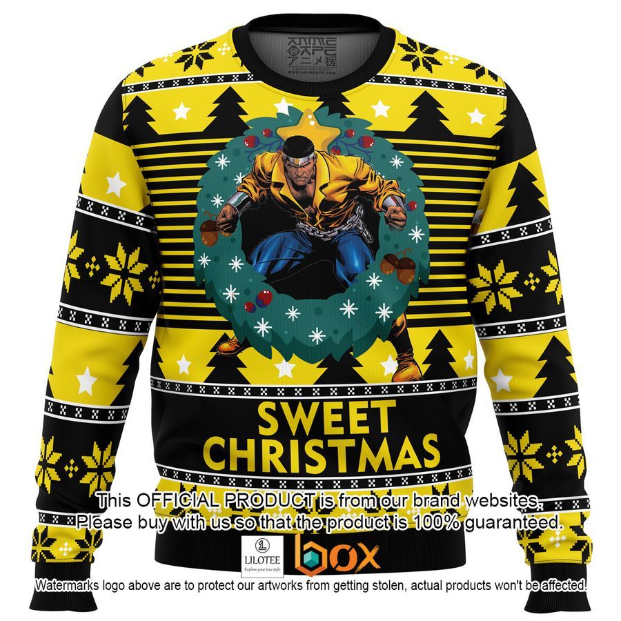 BEST Sweet Christmas Luke Cage Christmas Sweater 1