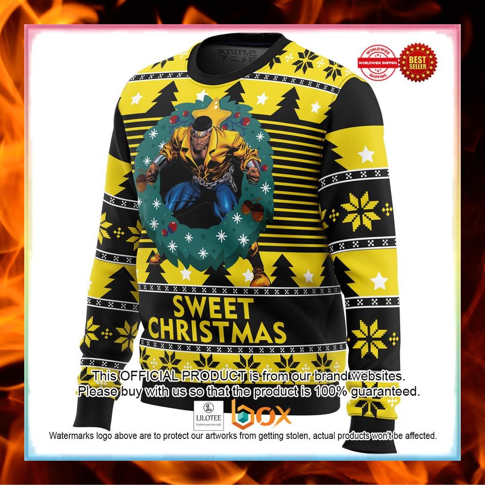 BEST Sweet Christmas Luke Cage Christmas Sweater 8