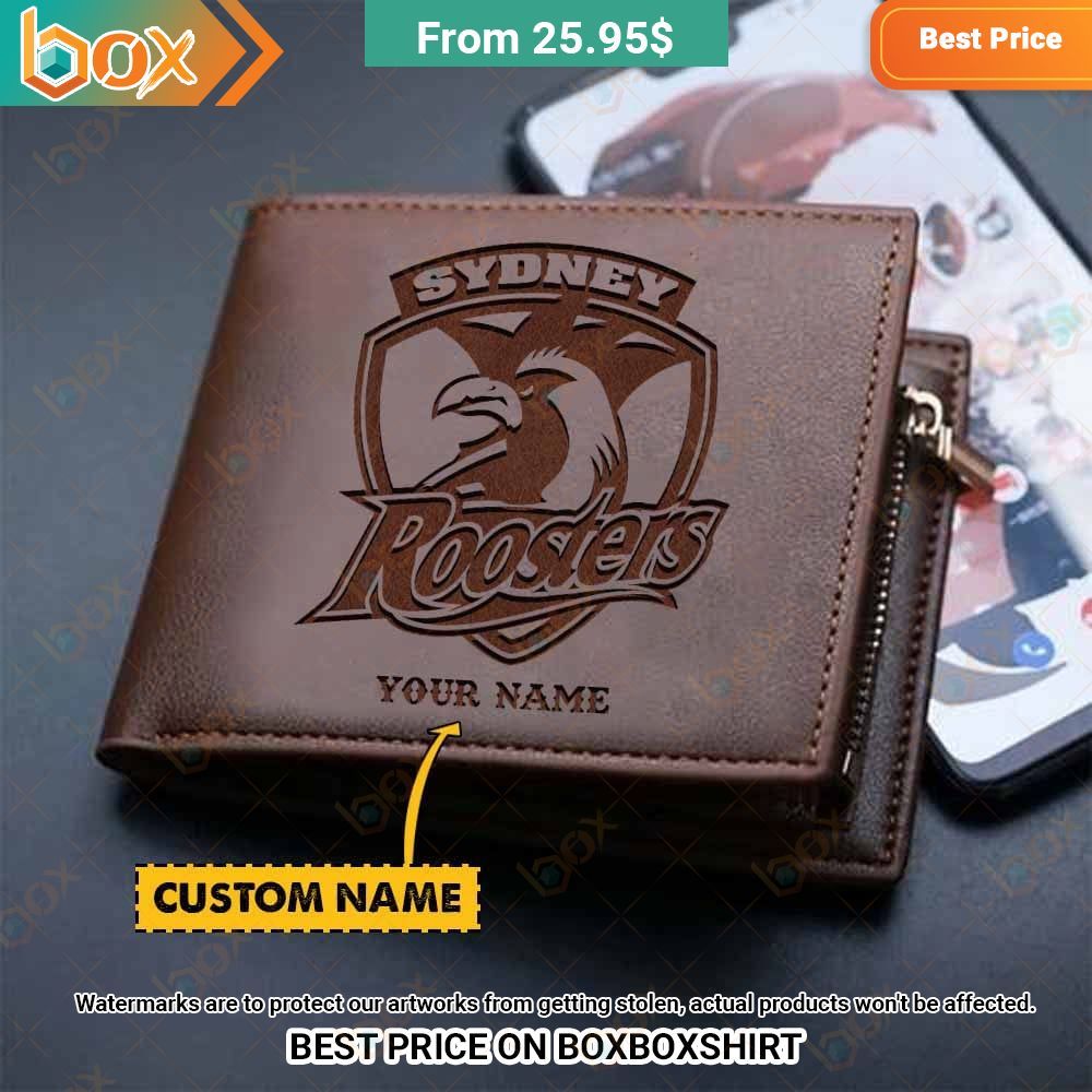 sydney roosters custom leather wallet 1 905
