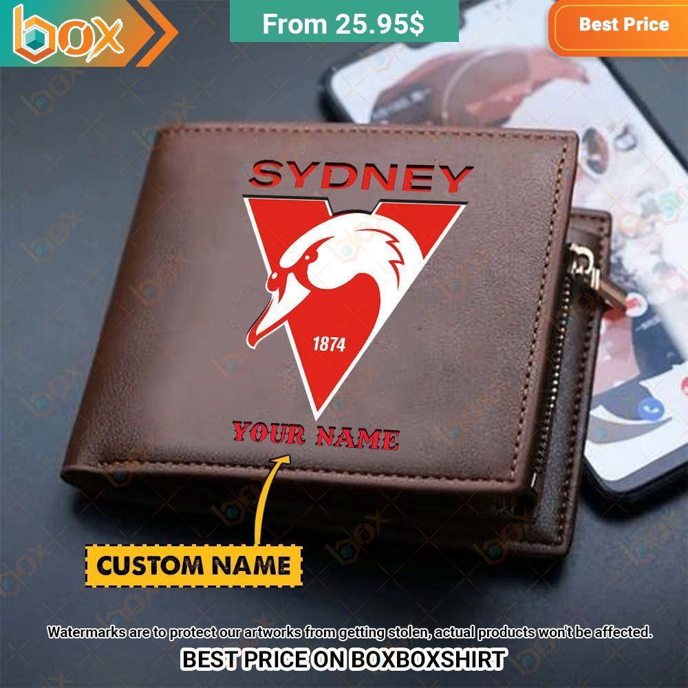 sydney swans custom leather wallet 1 697