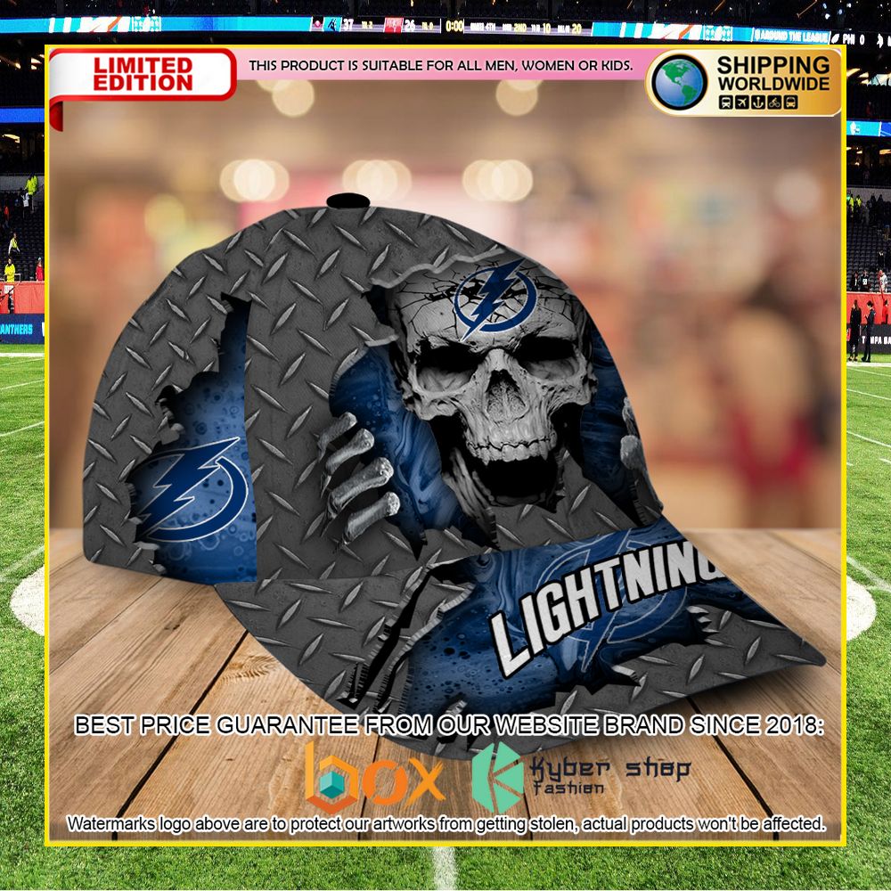 NEW Tampa Bay Lightning Custom Name NHL Skull Cap Hat 6