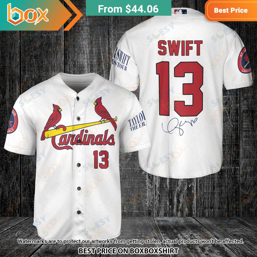 BEST Taylor Swift 13 Cardinals Baseball Jersey 3