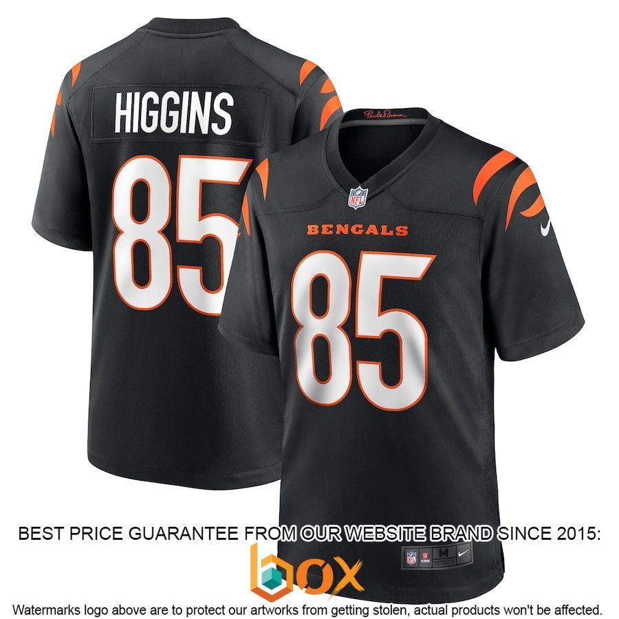BEST Tee Higgins Cincinnati Bengals Player Black Football Jersey 1