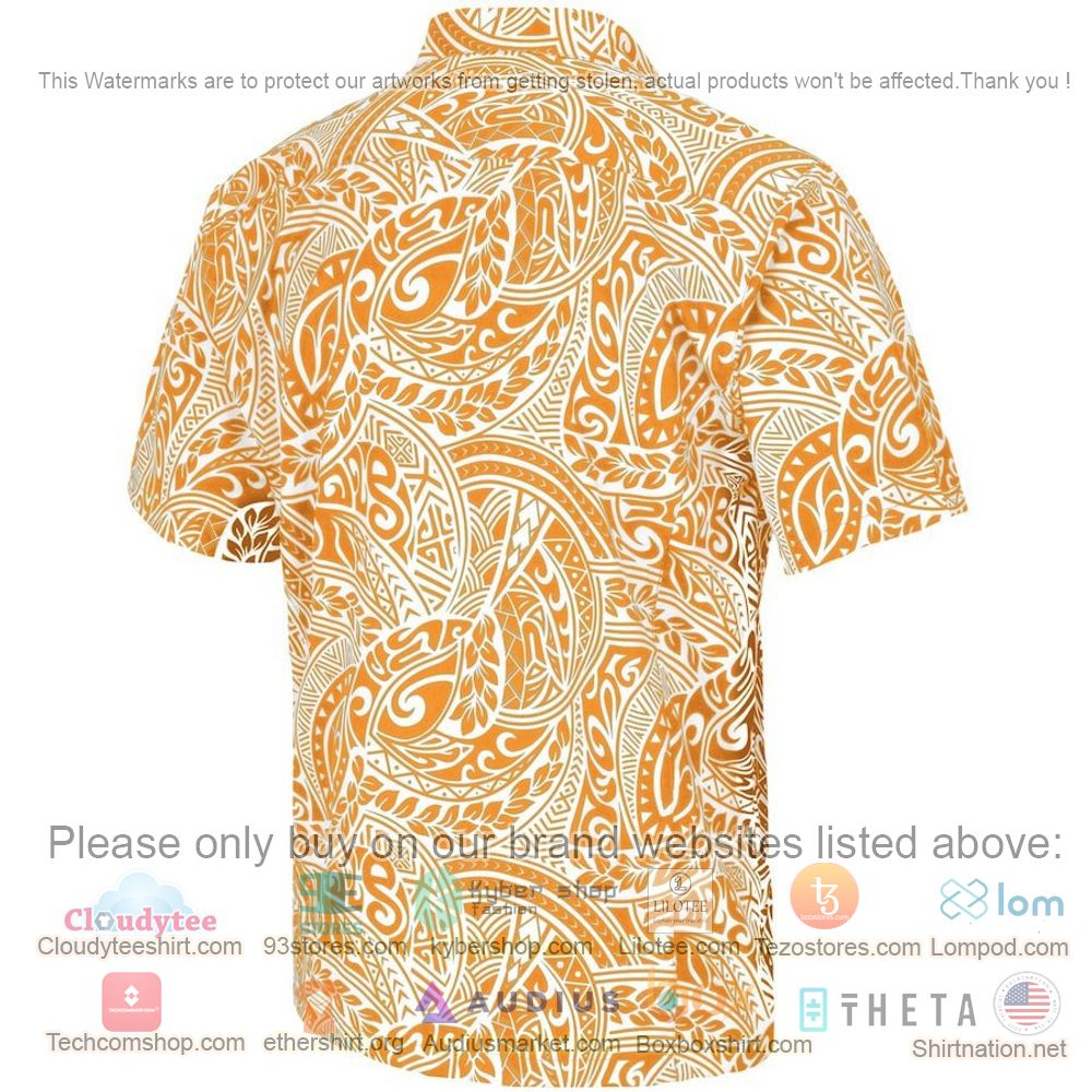HOT Tennessee Volunteers Tennessee Orange Make Like A Tree Button-Up Hawaii Shirt 3