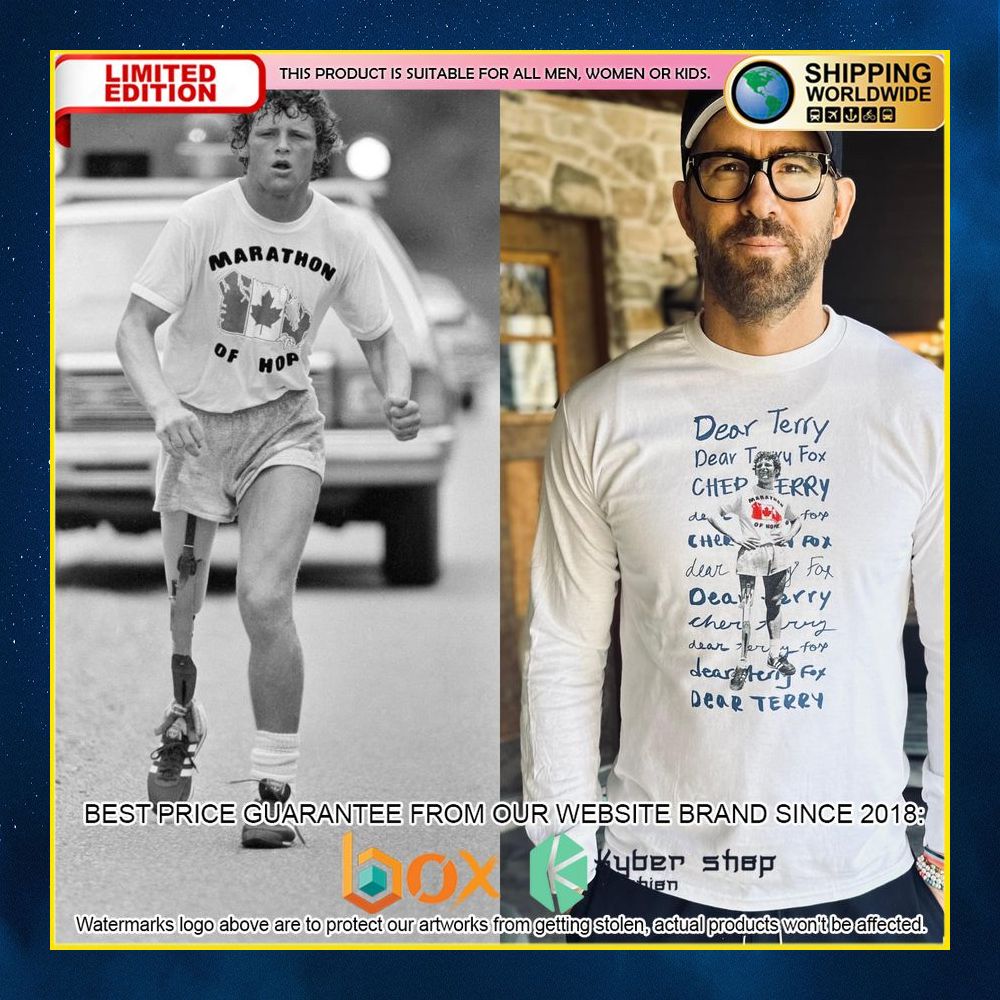 NEW Terry Fox Marathon of Hope T-Shirt, Sweatshirt 3