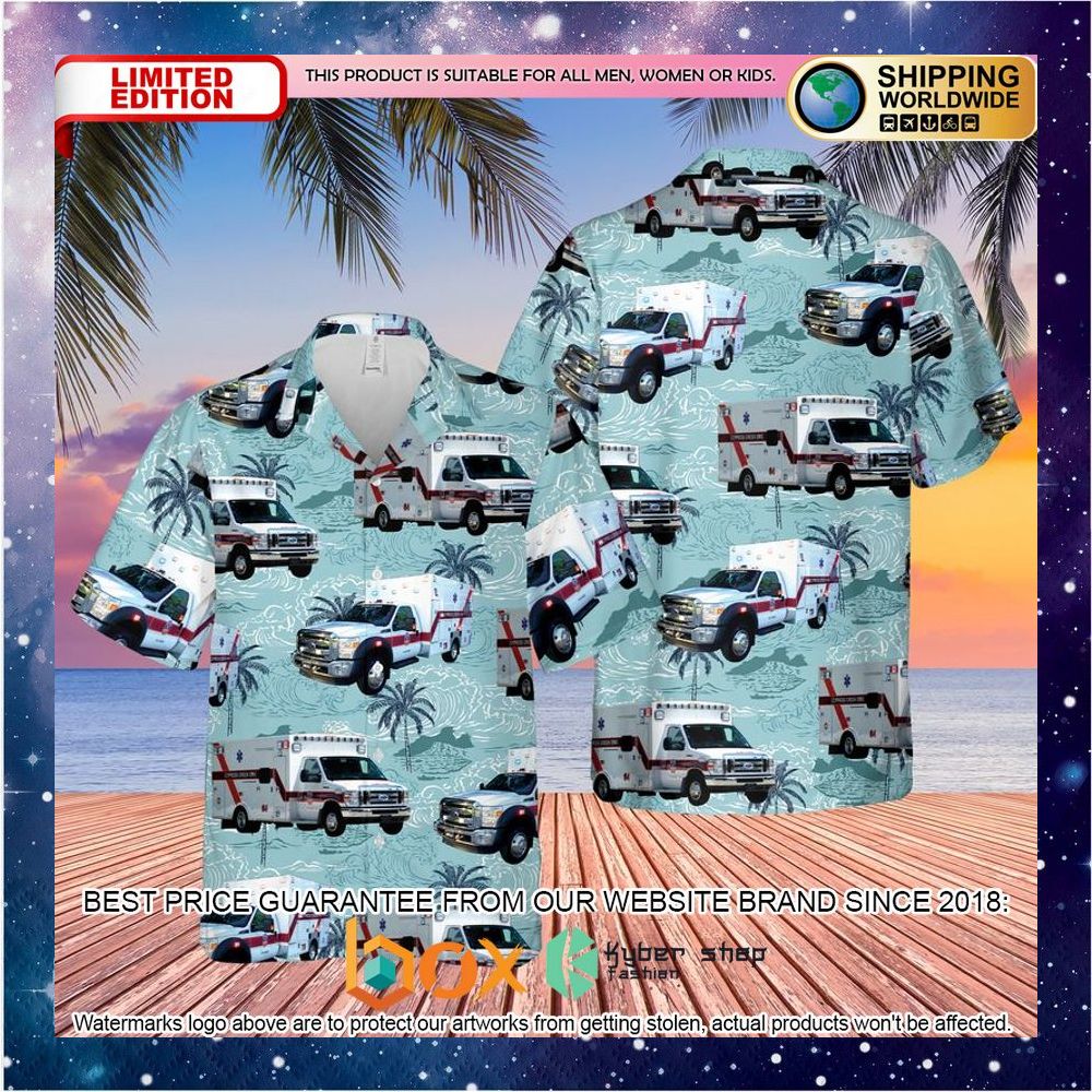 BEST Texas Cypress Creek EMS Hawaiian Shirt 8