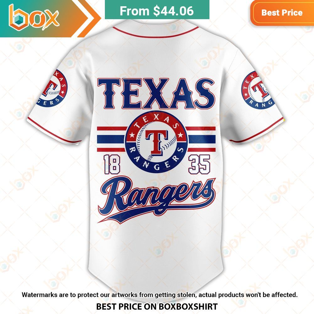 Texas Rangers 1835 Baseball Jersey 7