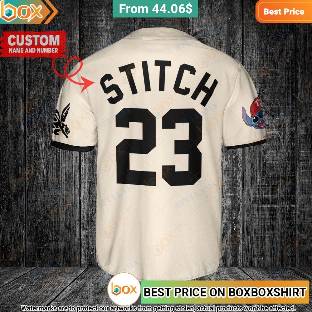 Texas Rangers Stitch Custom Baseball Jersey 3