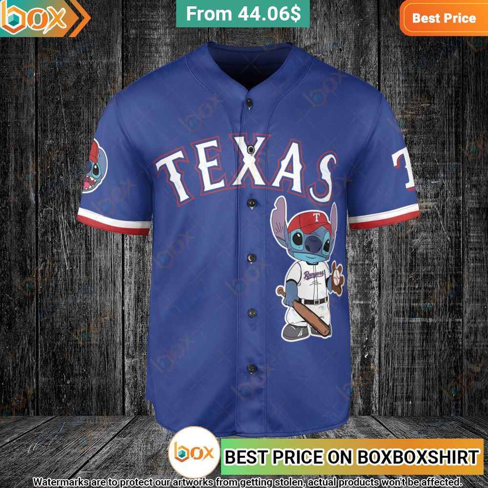 Texas Rangers Stitch Personalized Baseball Jersey 9