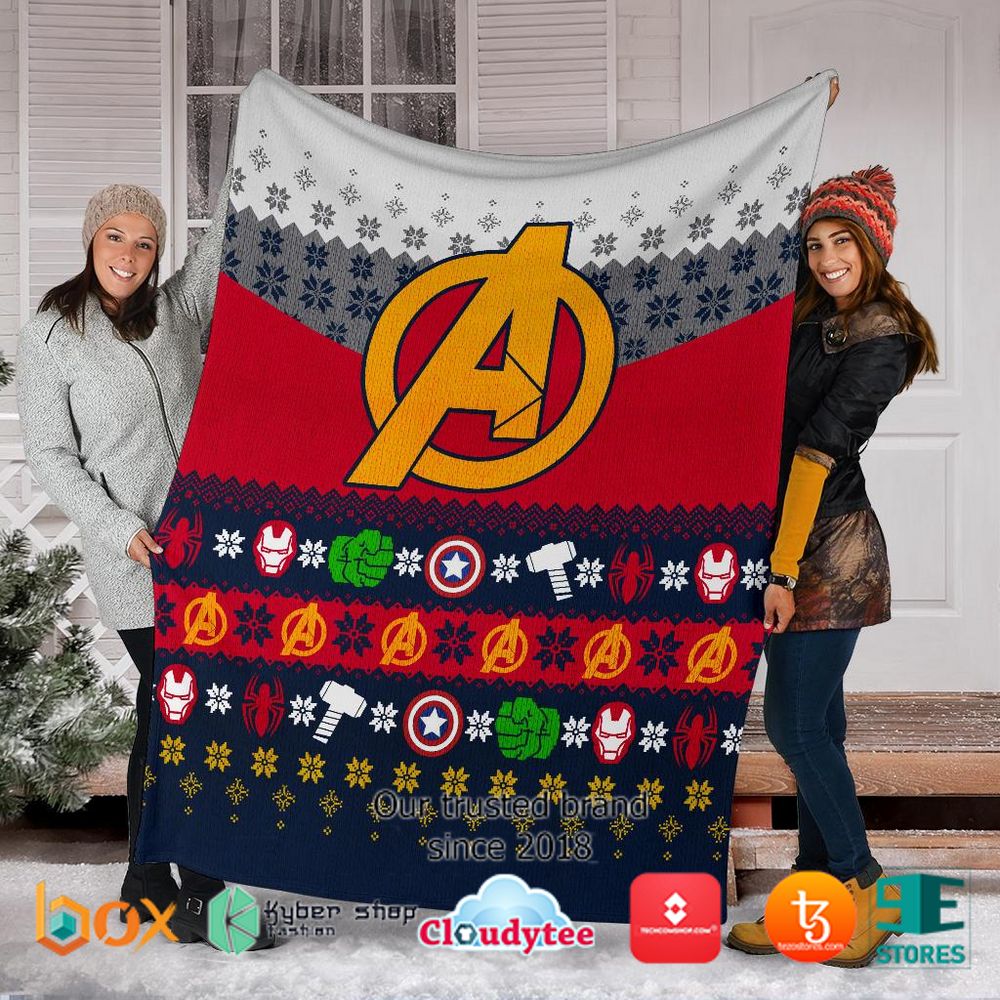 The Avenger Ugly Christmas Blanket 1