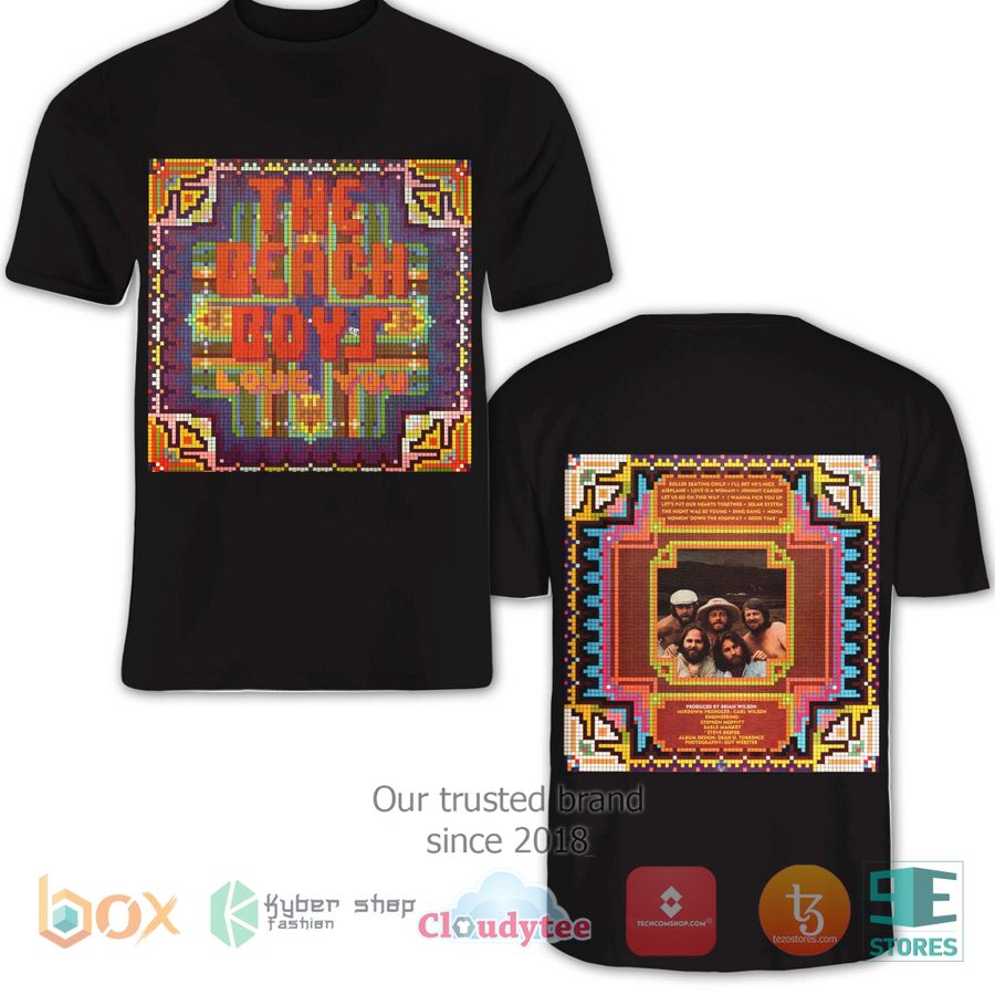 The Beach Boys-Love You Album Black 3D Shirt 1