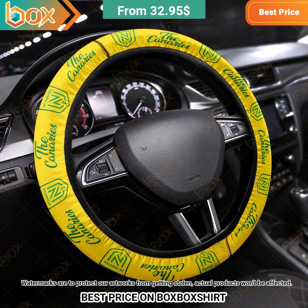 The Canaries FC Nantes Car Steering Wheel Cover 1