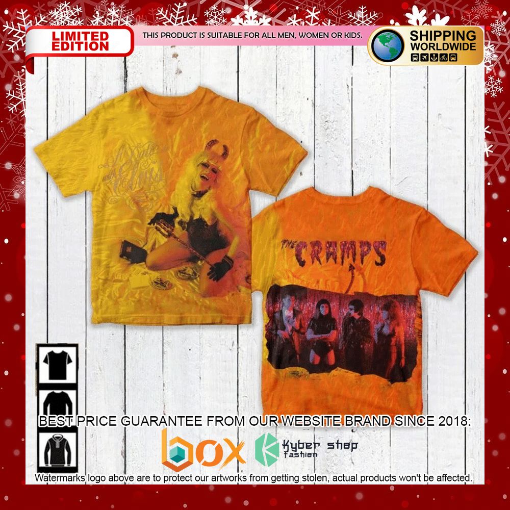 NEW The Cramps A Date With Elvis 3D Shirt 5