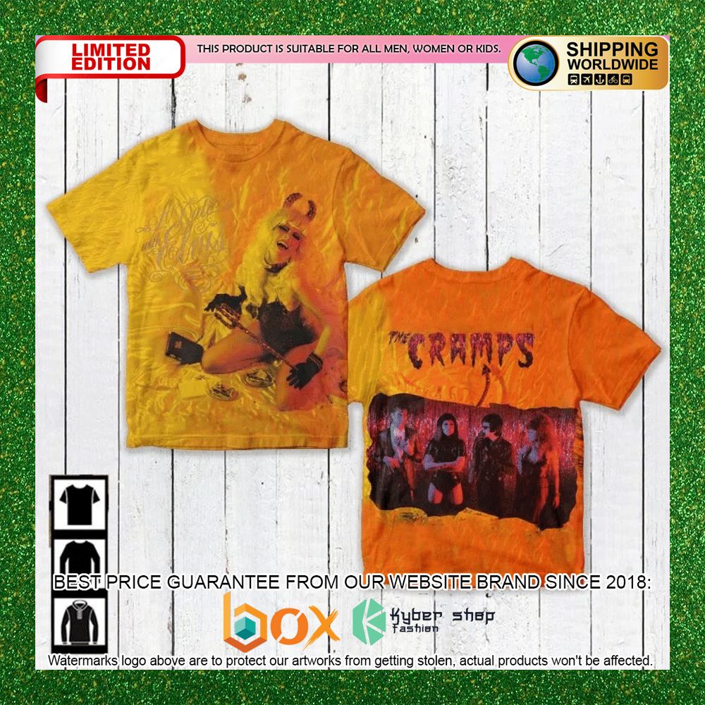 NEW The Cramps A Date With Elvis 3D Shirt 4