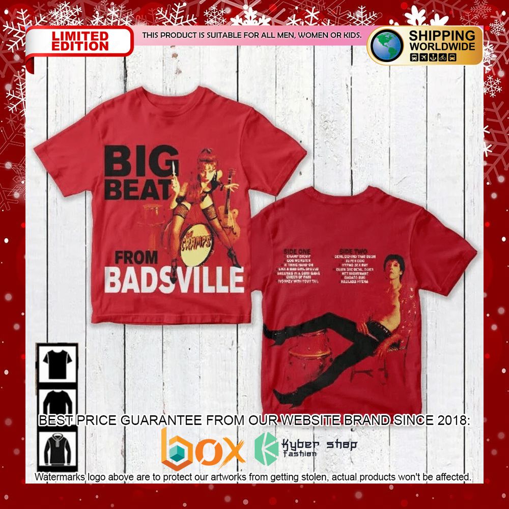 NEW The Cramps Big Beat From Badsville 3D Shirt 10