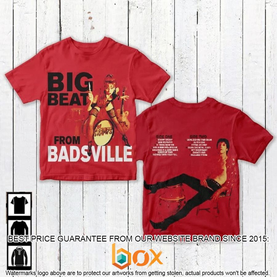 NEW The Cramps Big Beat From Badsville 3D Shirt 6