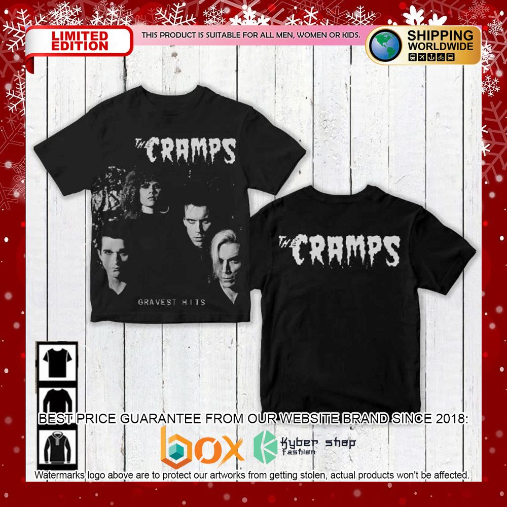 NEW The Cramps Hits 3D Shirt 3