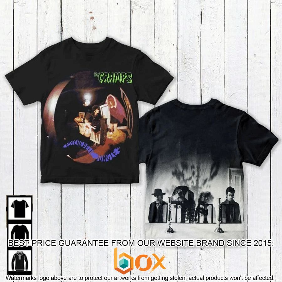 NEW The Cramps Psychedelic Jungle 3D Shirt 6