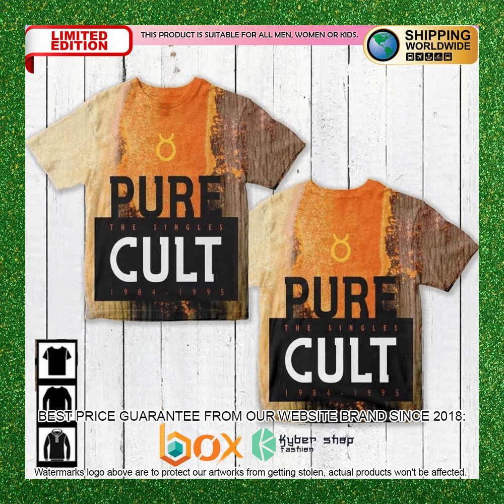 NEW The Cult Singles 3D Shirt 2