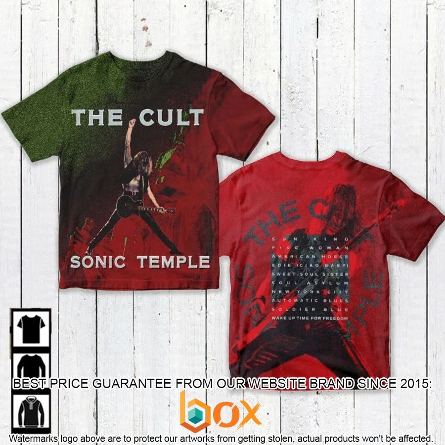 NEW The Cult Sonic Temple 3D Shirt 6