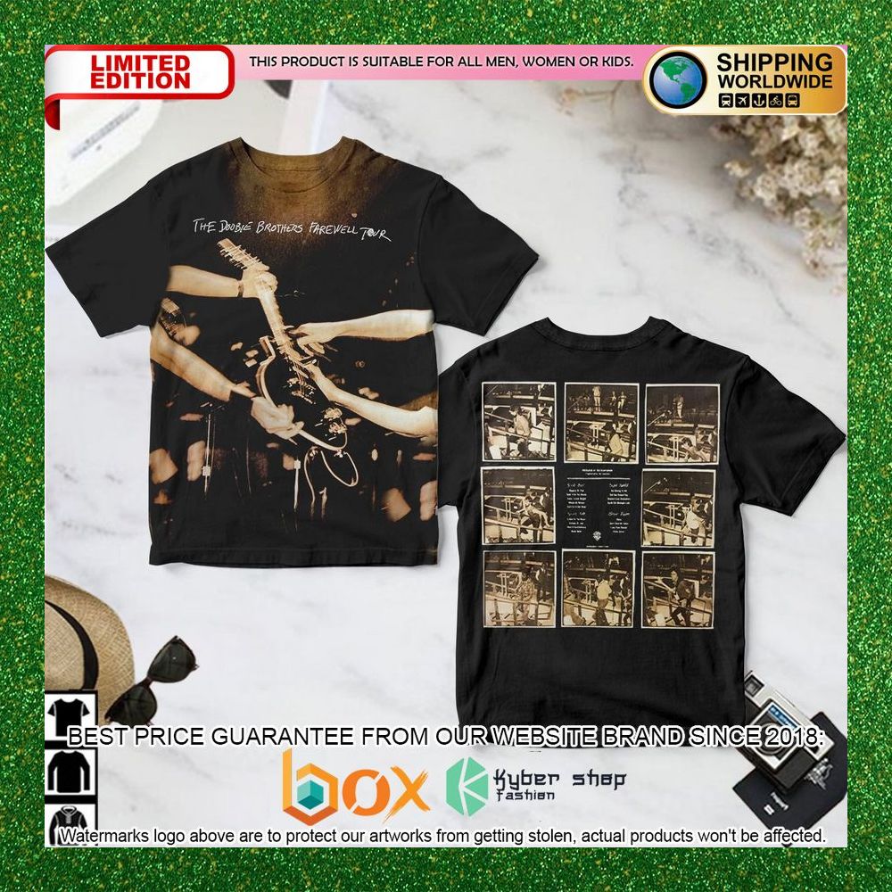 NEW The Doobie Brothers Farewell Tour 3D Shirt 7