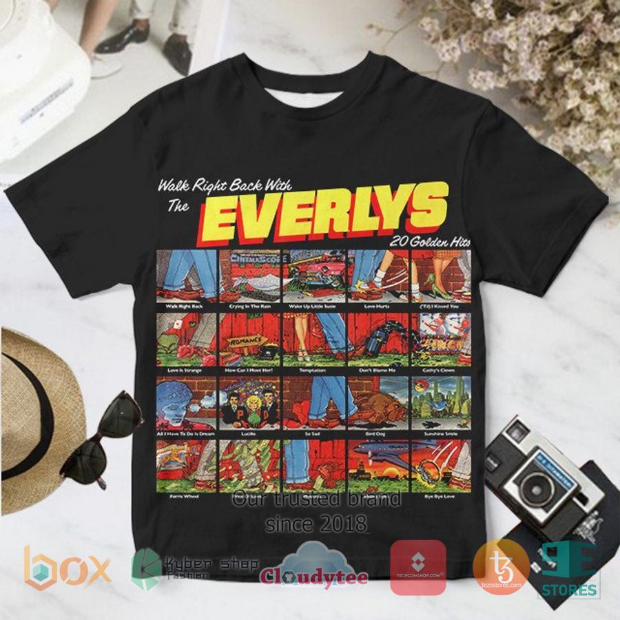 The Everly Brothers-Walk Right Back 3D Shirt 1