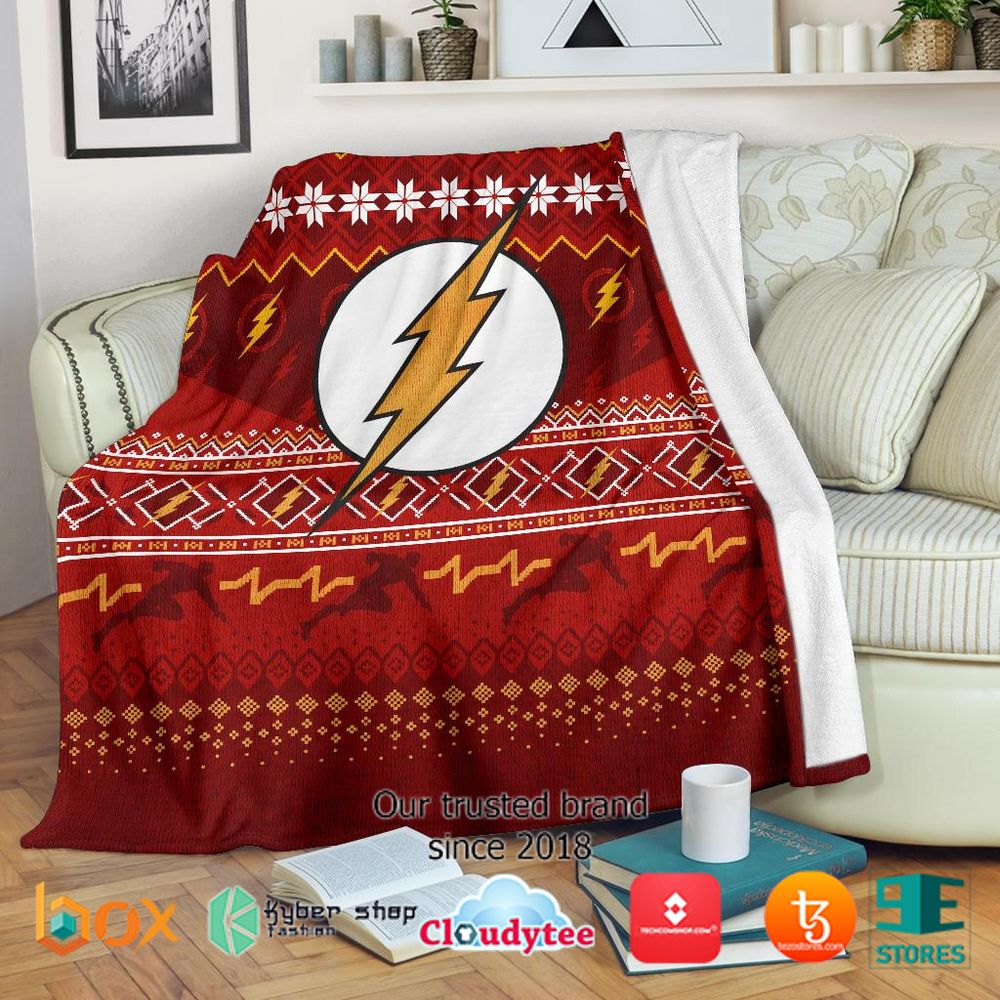 The Flash Ugly Christmas Blanket 2