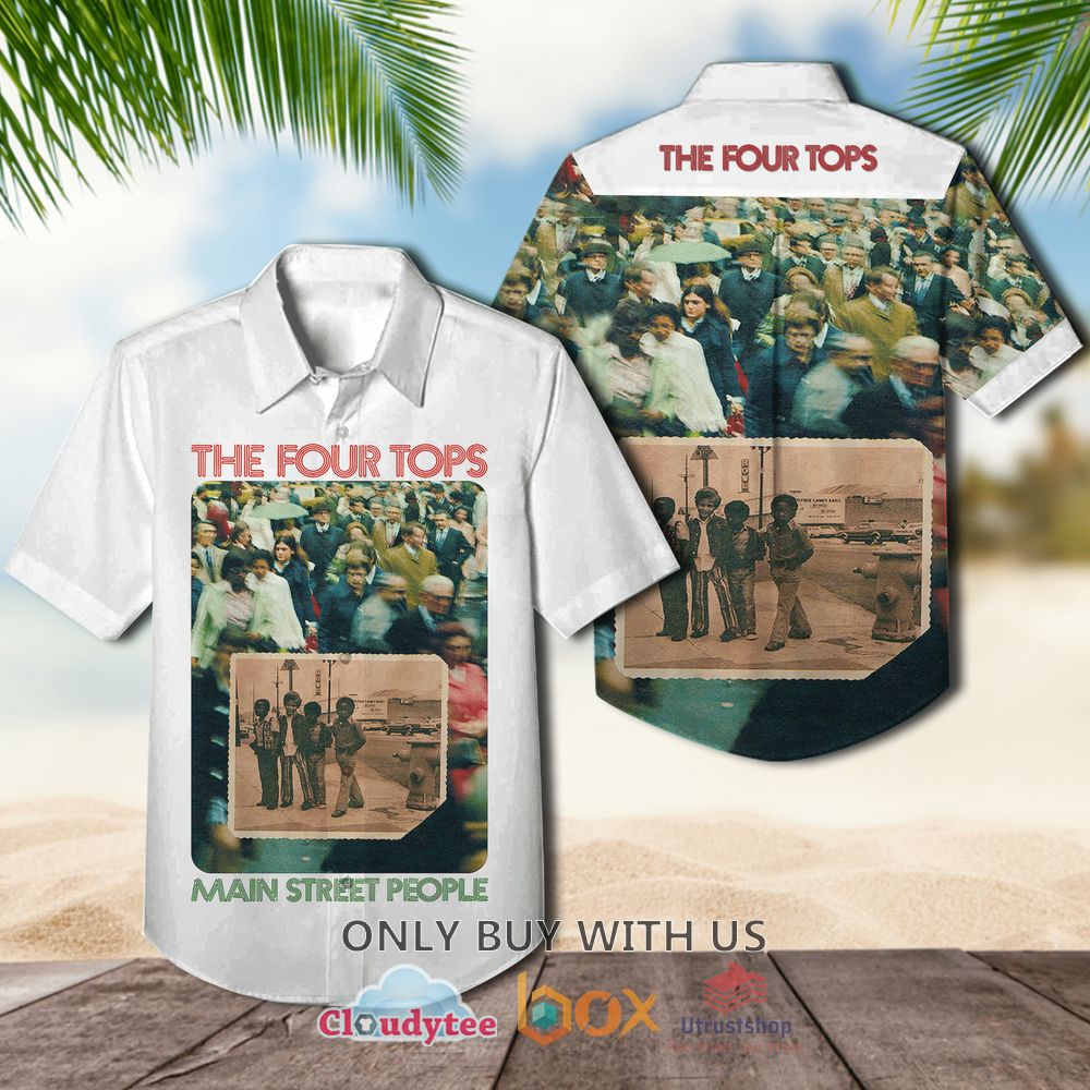 The Four Top Main Street People 1973 Casual Hawaiian Shirt 1