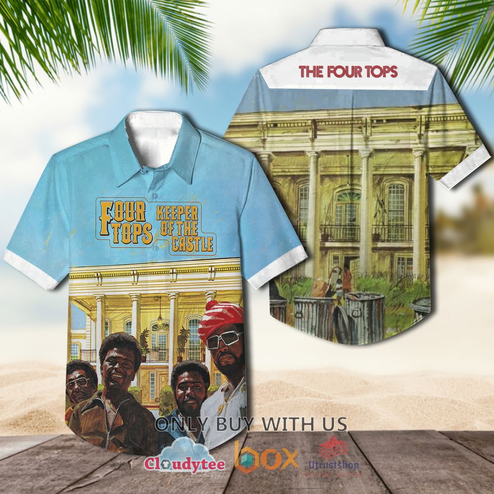 The Four Tops Keeper Of The Castle 1972 Casual Hawaiian Shirt 1