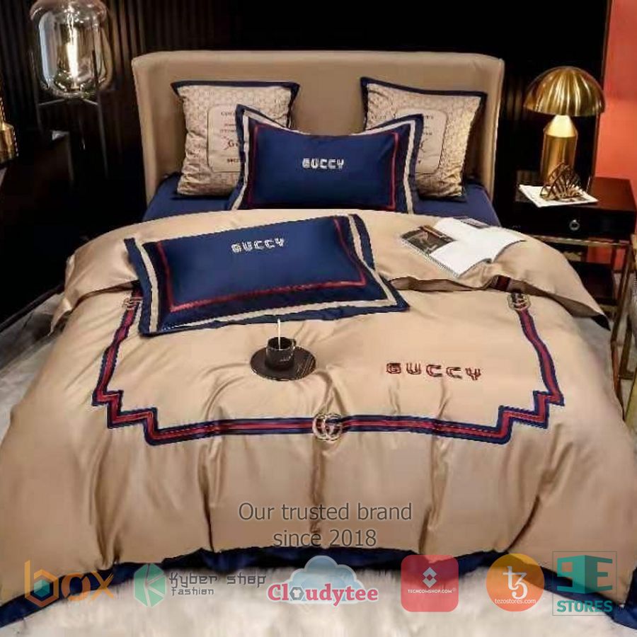 The House of Gucci Cream Bedding Set 1