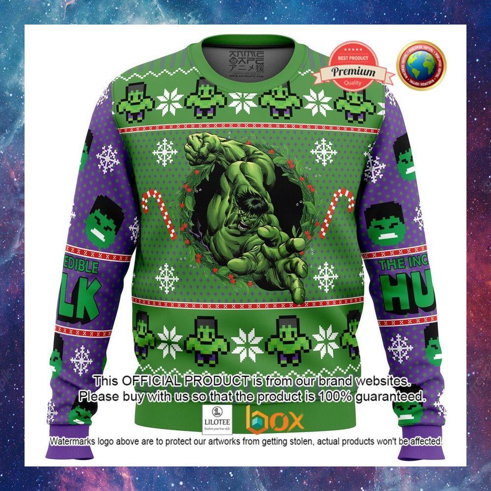 HOT The Incredible Hulk Marvel Sweater 3