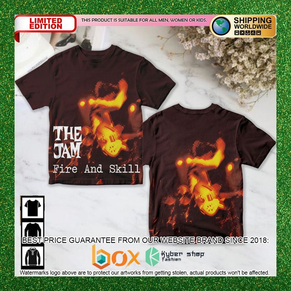 NEW The Jam Fire And Skill 3D Shirt 7