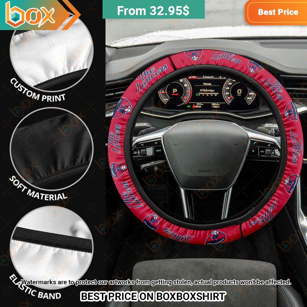 The Lancers Clermont Foot Auvergne 63 Car Steering Wheel Cover 6