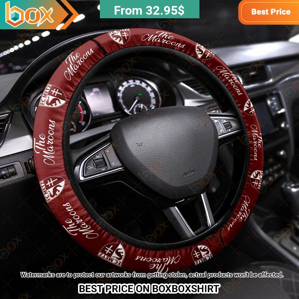 The Maroons FC Metz Car Steering Wheel Cover 1