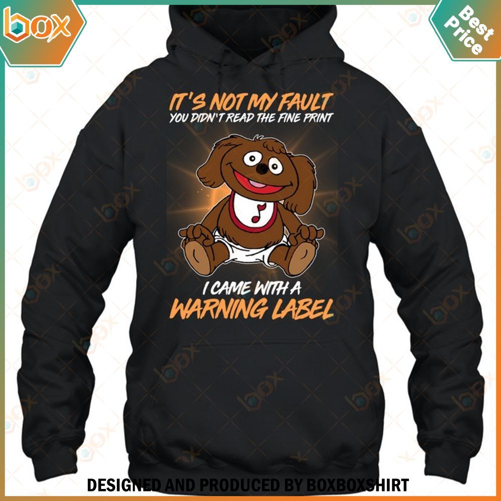 The Muppet Rowlf the Dog It's Not My Fault Shirt, Hoodie 13