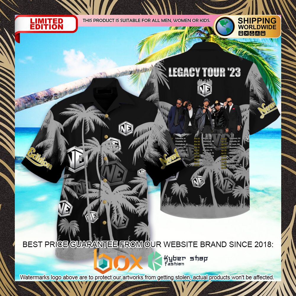BEST The New Edition Legacy Tour 23 Hawaiian Shirt 3