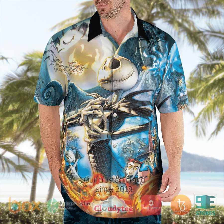 The NightMare Jack Skellington Hawaiian Shirt 3