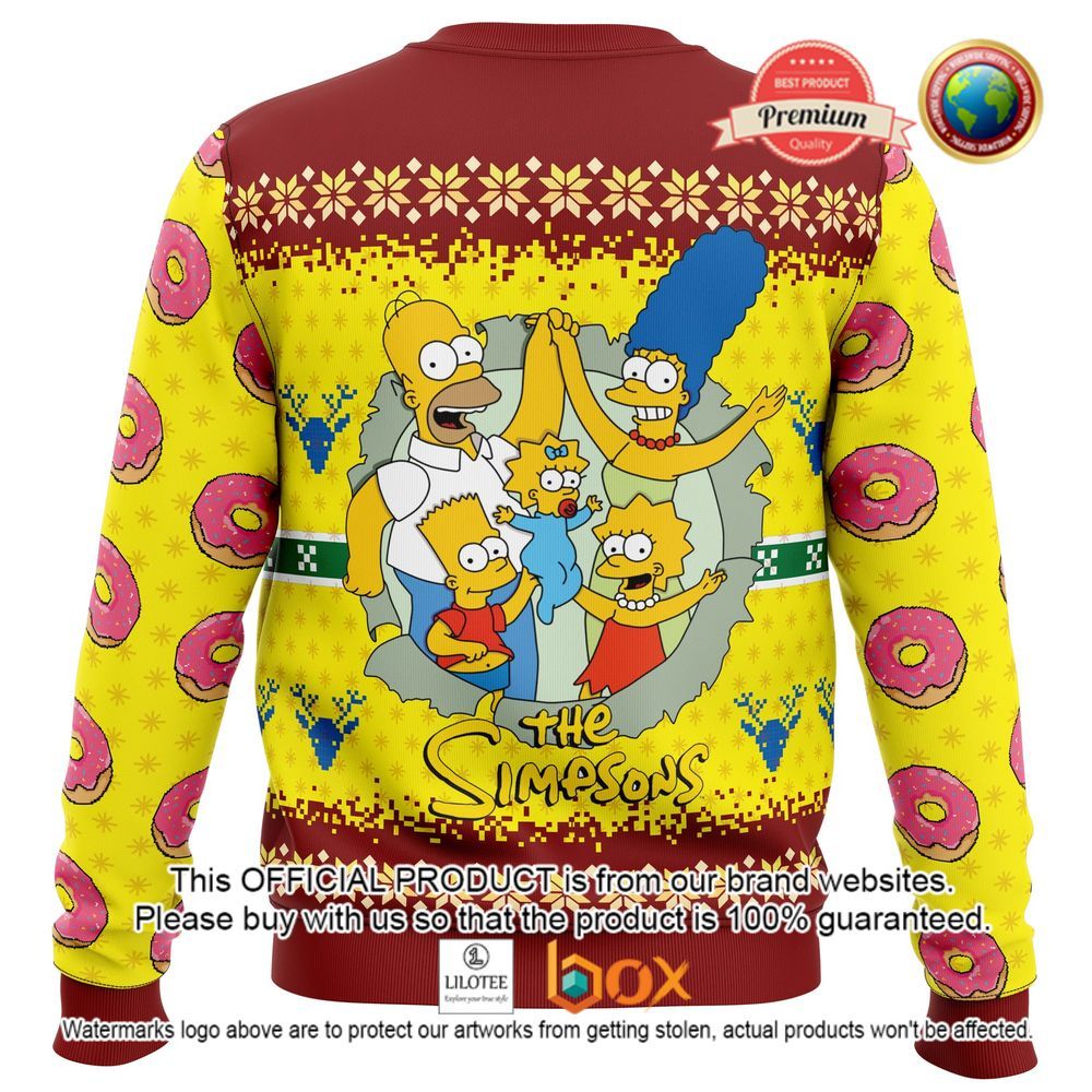 HOT The Simpsons Donut Sweater 2