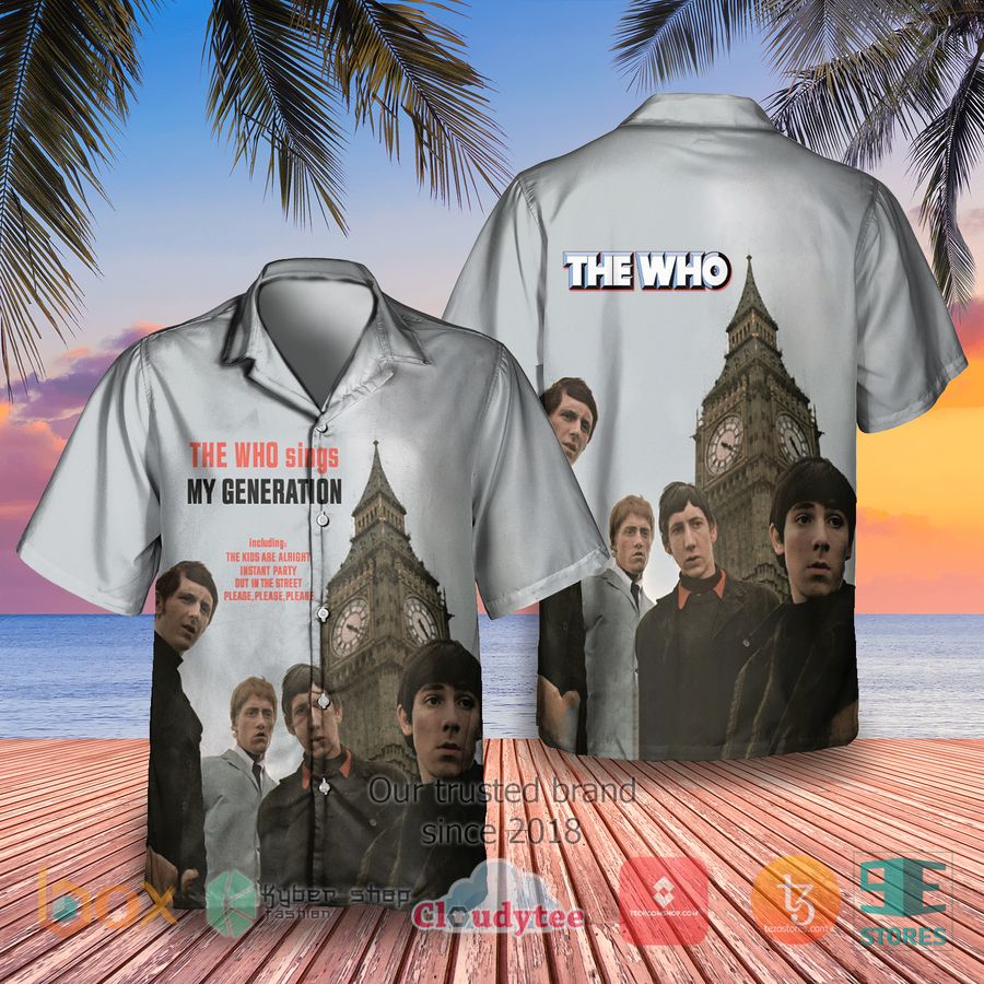 The Who Sings My Generation Album Hawaiian Shirt 1
