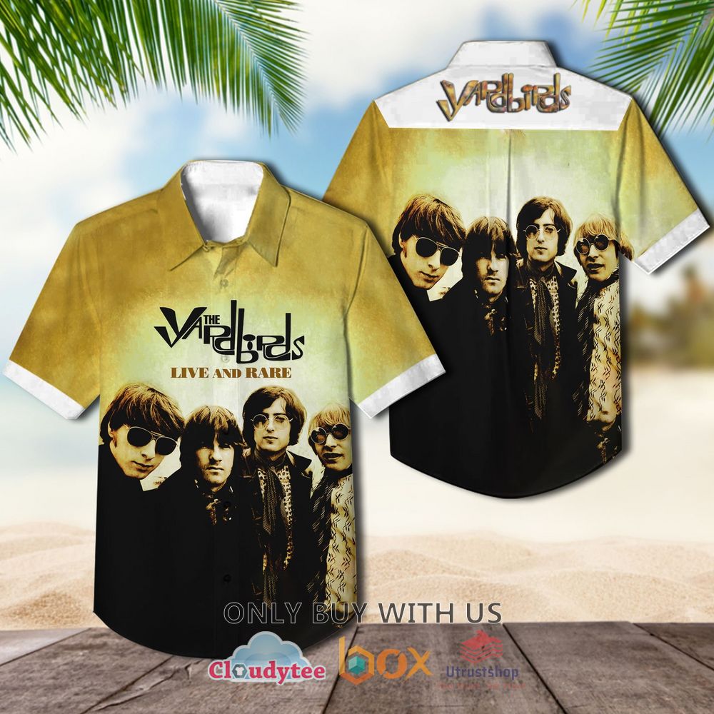 The Yardbirds Live and Rare Casual Hawaiian Shirt 1