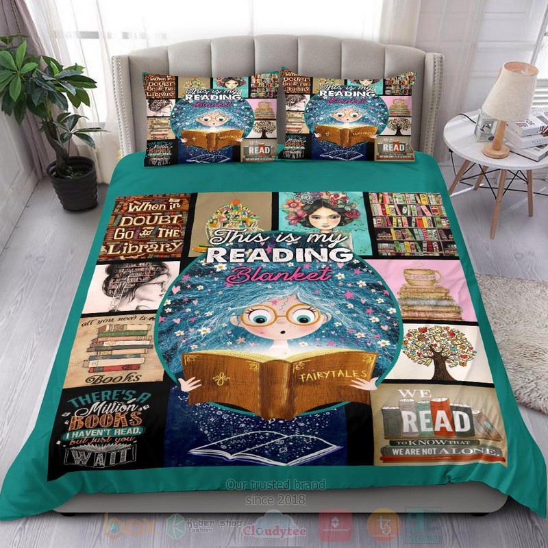 This is My Reading Blanket Bedding Set 1